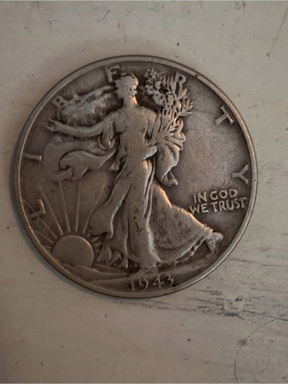 Liberty Walking Half Dollar 1943 (c4)